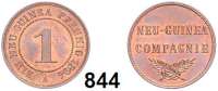 Besetzte Gebiete  -  Kolonien  -  Danzig,Deutsch - Neuguinea  1 Pfennig 1894 A.  Jaeger 701.