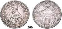 Deutsche Münzen und Medaillen,Sachsen August 1553 - 1586 Taler 1553, Annaberg.  28,71 g.  Keilitz/Kahnt 44.  Schulten 3278.  Dav. 9788.