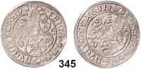 Deutsche Münzen und Medaillen,Sachsen Friedrich III., Johann und Georg 1507 - 1525 Zinsgroschen o.J., Annaberg.  2,54 g.  Keilitz 55.  Schulten 2988.