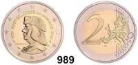 AUSLÄNDISCHE MÜNZEN,E U R O  -  P R Ä G U N G E N Monaco 2 Euro 2012.  500. Jahrestag der Unabhängigkeit Monacos.  Schön 81.  KM 199.  Im Originaletui mit Zertifikat.