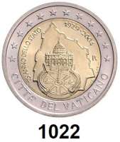 AUSLÄNDISCHE MÜNZEN,E U R O  -  P R Ä G U N G E N Vatikan 2 Euro 2004.  75. Jahrestag der Gründung des Staates Vatikanstadt.  Schön 359.  KM 358.
