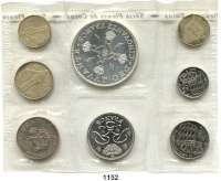 AUSLÄNDISCHE MÜNZEN,Monaco  Kurssatz 1974 (7 Werte).  KM SS 1.