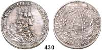 Deutsche Münzen und Medaillen,Sachsen Friedrich August I. 1694 - 1733 2/3 Taler 1696 IK,Leipzig.  17,11 g.  Kahnt 112.  Mb. 1381.  Kohl 360.  Dav. 818.