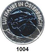 AUSLÄNDISCHE MÜNZEN,E U R O  -  P R Ä G U N G E N Österreich 25 Euro 2007 (Bi-Metall Silber/Niob).  Luftfahrt.  Schön 335.  KM 3147.   Im Originaletui mit Zertifikat.