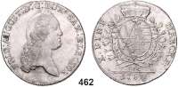 Deutsche Münzen und Medaillen,Sachsen Friedrich August III. 1763 - 1806 (1827) Konventionstaler 1780 IEC, Dresden.  28,01 g.  Kahnt 1079.  Dav. 2695.