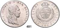 Deutsche Münzen und Medaillen,Sachsen Friedrich August I. (1763) 1806 - 1827 Ausbeutekonventionstaler 1807 SGH.  Kahnt 418.  AKS 13.  Jg. 13.  Thun 294.  Dav. 855.
