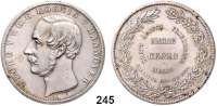 Deutsche Münzen und Medaillen,Braunschweig - Calenberg (Hannover) Georg V. 1851 - 1866 Abguß des Vereinsdoppeltaler 1854 B.  Zu Kahnt 244.  Rand glatt.  33,5 Gramm.