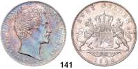 Deutsche Münzen und Medaillen,Bayern Ludwig I. 1825 - 1848 Doppelgulden 1845.  Kahnt 73.  AKS 77.  Jg. 63.  Thun 89.  Dav. 594.