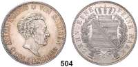 Deutsche Münzen und Medaillen,Sachsen Anton 1827 - 1836 Sterbetaler 1836 G.  Kahnt 441.  AKS 85.  Jg. 67.  Thun 315.  Dav. 870.