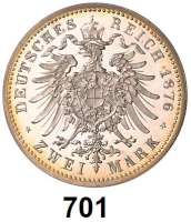 R E I C H S M Ü N Z E N,  2 Mark Rückseiten Probe 1876.  Die Felder der Adlerkrone sind leer, Brustschild nicht tinktiert.  Silber.  28,2 mm.  9,67 Gramm.  Schaaf 2 M G 3.