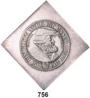 R E I C H S M Ü N Z E N,Sachsen, Königreich Friedrich August III. 1904 - 1918 Moderne Silber-Klippe der Vorderseite (Punze 