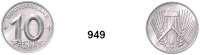 Deutsche Demokratische Republik,Kleinmünzen  10 Pfennig 1953 E.  Jaeger 1507.