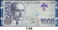P A P I E R G E L D,AUSLÄNDISCHES  PAPIERGELD Österreich 1000 Schilling 1.1.1997.  Pick 155.