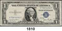 P A P I E R G E L D,AUSLÄNDISCHES  PAPIERGELD U.S.A. 1 Dollar 1935 D(2),  E, G. Silver Certificate.   Pick 416 D1, 416 D2 e, 416 NM.  LOT. 4 Scheine.