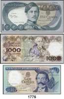 P A P I E R G E L D,AUSLÄNDISCHES  PAPIERGELD Portugal 30 Scheine (22 verschiedene).  Von 10 Centavos 1917 bis 500 Escudos 11.9.1997.  Pick 95, 100, 167(2), 168, 169 a, 174 a, 174 b, 175 e(2), 176 a, 176 b, 177 a(2), 178 a, 178 b(3), 178 c(2), 179 d, 179 f, 180 c(2), 181 d, 181 f, 181 h(2), 187 a, 187 h.