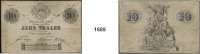 P A P I E R G E L D,Altdeutsche Staaten Thüringen Geraer Bank.  10 Thaler 15.1.1856.  Lit. C, Serie A, No. 33.  Durch Kreuz entwertet.  Grabowski/Kranz 614.  Pick Rixen A 368.