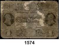 P A P I E R G E L D,Altdeutsche Staaten Hessen 1 Thaler 26.8.1848.  Grabowski/Kranz 159.  Pick/Rixen A 137.