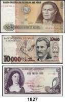 P A P I E R G E L D,AUSLÄNDISCHES  PAPIERGELD L O T S      L O T S      L O T S Südamerika und Karibik,  LOT. von 226 modernen Banknoten.  Ohne Besonderheiten.