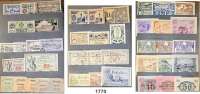 P A P I E R G E L D,AUSLÄNDISCHES  PAPIERGELD Österreich Notgeldscheinsammlung.  Über 500 Scheine von ABSTETTEN bis ZELKING.  In einem alten (beschädigtem) Notgeldalbum.
