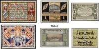 P A P I E R G E L D - N O T G E L D,L O T S L O T S L O T S LOT. von 121 teilweise besseren Notgeldscheinen. Von Altona bis Wyk auf Föhr. Zu erwähnen : G/M 29.2, 545.2, 785.1, 893.1, 1461.1 sowie Bielefelder Stoffgeld: Grab. 22 a, 42 a, 46 d.