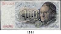 P A P I E R G E L D,BUNDESREPUBLIK DEUTSCHLAND  100 Deutsche Mark 9.12.1948.  Q 76.  Ros. BRD-3.