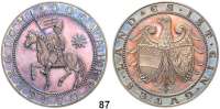 Österreich - Ungarn,Österreich 2. Republik ab 1945 Silbermedaille 1996 (900).  1000 Jahre Österreich.  Ritter zu Pferd mit Schild und Fahne. /  Doppeladler  mit zwei Schilden.  45 mm.  39,63 g.  Im Etui.