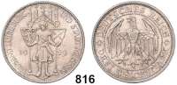 R E I C H S M Ü N Z E N,Weimarer Republik  3 Reichsmark 1929 E.  Jaeger 338.  Meissen.