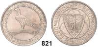 R E I C H S M Ü N Z E N,Weimarer Republik  3 Reichsmark 1930 A.  Jaeger 345.  Rheinlandräumung.