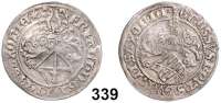 Deutsche Münzen und Medaillen,Sachsen Friedrich III., Albrecht und Johann 1486 - 1500 Zinsgroschen o.J., Leipzig.  2,45 g.   Keilitz Z 2.
