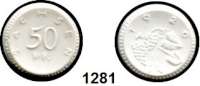 P O R Z E L L A N M Ü N Z E N,S A C H S E N  50 Pfennig 1920 weiß.  Gipsform.  Menzel 22281.?.