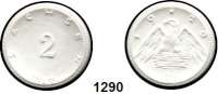 P O R Z E L L A N M Ü N Z E N,S A C H S E N  2 Mark 1920 weiß.  Gipsform.  Menzel 22281.19.