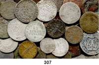 Deutsche Münzen und Medaillen,Sachsen LOTS     LOTS     LOTS LOT. von 55 Kleinmünzen vor 1806.  Kupfer/Billon.