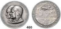 M E D A I L L E N,Luftfahrt - Raumfahrt Flugzeuge Silbermedaille 1928 (unsigniert). Auf den Ost-West-Ozeanflug der