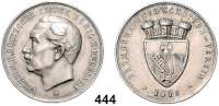 M E D A I L L E N,Schützen Bremerhaven Silbermedaille 1913. Bremerhavener Schützen-Verein. Kopf Kaiser Wilhelm II. nach links. / Wappen. Punze