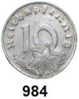 Notmünzen; Marken und Zeichen,0 L O T S L O T S L O T S Gablonz, 50 Pfennig Bundesfest 1933. Menzel 8637.1; Köln, DAF (Deutsche Arbeitsfront) 20 Pfennig o.J. Köln-Aachen. Menzel 13404.1 und 10 Reichspfennig 1940. Beidseitig sechsstrahliger Stern (Rs. eingepunzt und Vs. erhaben). LOT. 3 Stück.