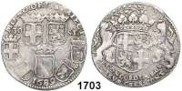 AUSLÄNDISCHE MÜNZEN,Niederlande Utrecht, Provinz 30 Stuiver 1689.  13,76 g.  Delmonte 1086.  KM 73.