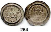 Deutsche Münzen und Medaillen,Magdeburg, Erzbistum Albrecht I. von Käfernburg 1205 - 1232 Brakteat.  0,49 g. (24 mm) und 0,65 g. (21 mm)  Hüftbild des Hl. Moritz mit Kreuzstab und Fahne, unten Kopf zwischen Türmen.  Mehl 482.  Berger 1586.  LOT. 2 Stück.