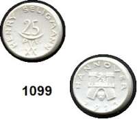 P O R Z E L L A N M Ü N Z E N,F I R M E N M Ü N Z E N Hannover Henry Seligmann.  25 Pfennig 1921 weiß.  Menzel 10843.3.