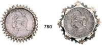 R E I C H S M Ü N Z E N,Münzschmuck Preußen, 2 Mark 1901
