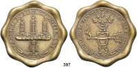 M E D A I L L E N,Städte Berlin Bronzegußmedaille mit Wellenrand 1967. Sigillum des Bildhauers und Erzgießers Hans Füssel, 70. Geburtstag. 76 mm. 158,76 g.