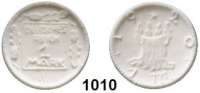 P O R Z E L L A N M Ü N Z E N,D E U T S C H E S     R E I C H  1 Mark 1920 weiß.  Gipsform.  Menzel 5077.20.
