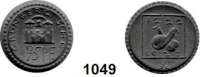 P O R Z E L L A N M Ü N Z E N,S T Ä D T E M Ü N Z E N Grünberg 75 Pfennig 1922 braun/schwarz.  Gipsform.  Menzel 9888.3.
