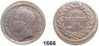 AUSLÄNDISCHE MÜNZEN,Monaco Honoré V. 1819 - 1841 Decime 1838 M C.  Kahnt 4.  KM 97.1.