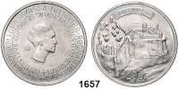 AUSLÄNDISCHE MÜNZEN,Luxemburg Charlotte 1919 - 1964 250 Frang 1963.  1000 Jahre Grafschaft Luxemburg.  Schön 37.  KM 53.