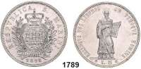 AUSLÄNDISCHE MÜNZEN,San Marino  5 Lire 1898 R.  Kahnt 6.  KM 6.