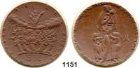 P O R Z E L L A N M Ü N Z E N,SPENDENMÜNZEN VON VERBÄNDEN UND VEREINEN Oberschlesien 5 Mark 1921 braun mit Goldrand.  Volksabstimmung.  Gipsform.