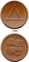 P O R Z E L L A N M Ü N Z E N,Spendenmünzen mit Talerbezeichnung Berlin Studententaler 1923 braun mit Gold.  Gipsform.  Wirtschaftshilfe der Deutschen Studentenschaft.  Ex-Sammlung Klausch.  Ex-Sammlung Scheuch.