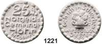 P O R Z E L L A N M Ü N Z E N,Münzen von anderen Deutschen Keramischen Fabriken Höhr 25 Pfennig 1921 weiß.  Menzel 11709.7.