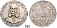 M E D A I L L E N,Personen Wilhelm I. von Preussen Silbermedaille 1931 (O. Gloeckler). 60 Jahre Deutsches Kaiserreich. Brustbild v. v. / Reichsadler im Wappenkreis. 36 mm. 24,45 g. Randpunze : 835 PR. MÜNZE BERLIN.