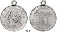 M E D A I L L E N,Notzeiten und Teuerung Zinnmedaille 1847. Auf die große Hungersnot in Schlesien. 44 mm. 20,05 g.